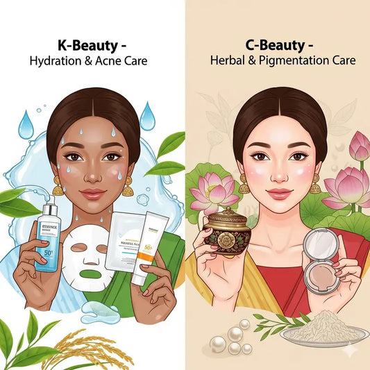 K-Beauty vs. C-Beauty: আপনার বাংলাদেশি ত্বকের জন্য কোনটি সেরা?