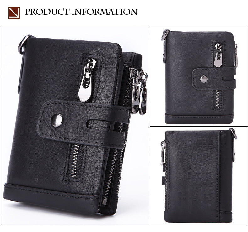 Men’s Genuine Cowhide Leather Wallet | ছেলেদের জেনুইন কাউহাইড লেদার ওয়ালেট