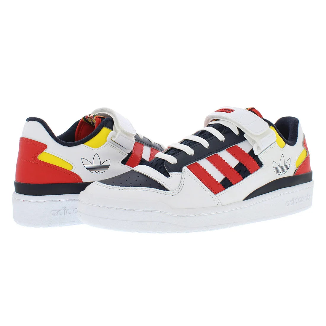 For MSS-GZ9112 Forum Low Leather Men's Retro Sporty Shoes White/Navy/Red Height Increasing Feature Luxury Mesh Upper China