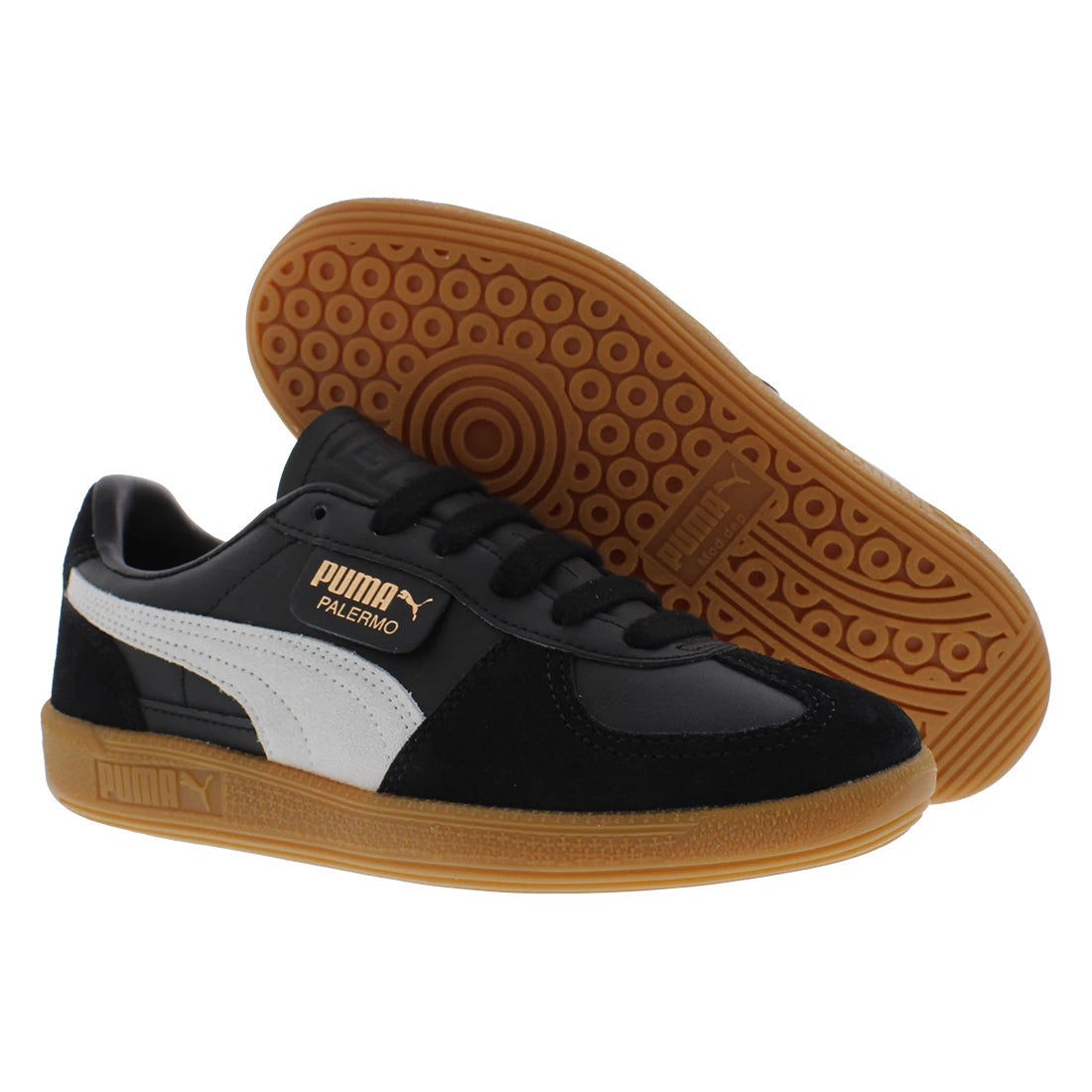 For Palermo Leather Womens Shoes Model MSS-39764703 Colors for Black/Feather Gray/Gum 100% Authentic
