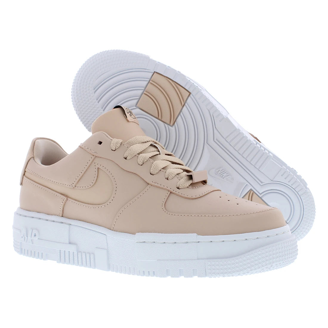 For for Force 1 Pixel MSS-CK6649200 Womens Shoes Particle Beige 100% Authentic