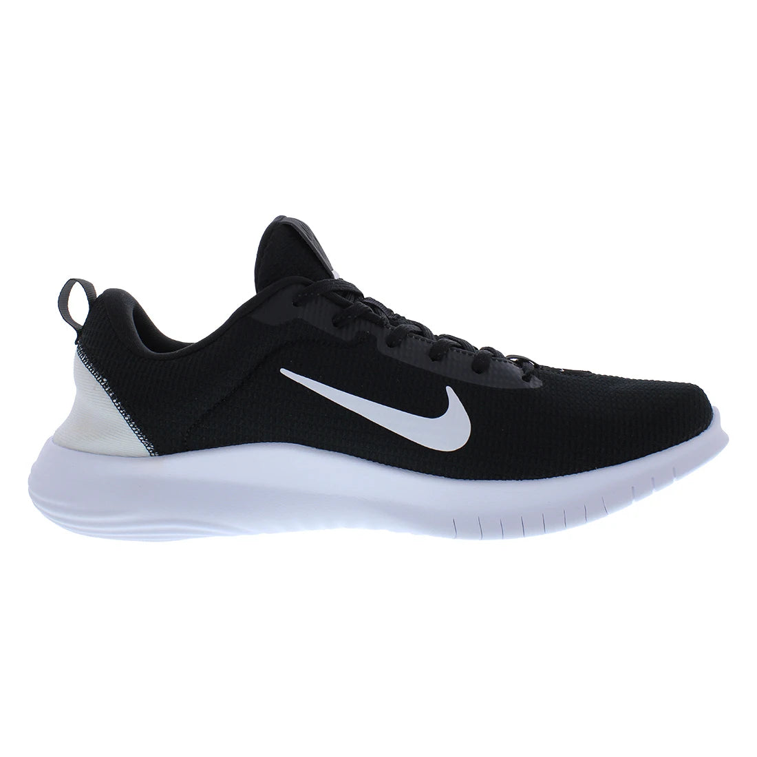 For Flex Experience Run 12 Unisex Athletic Sneakers Black/White/Dark Smoke Grey EVA Insole Cushioning Summer Trail Made China
