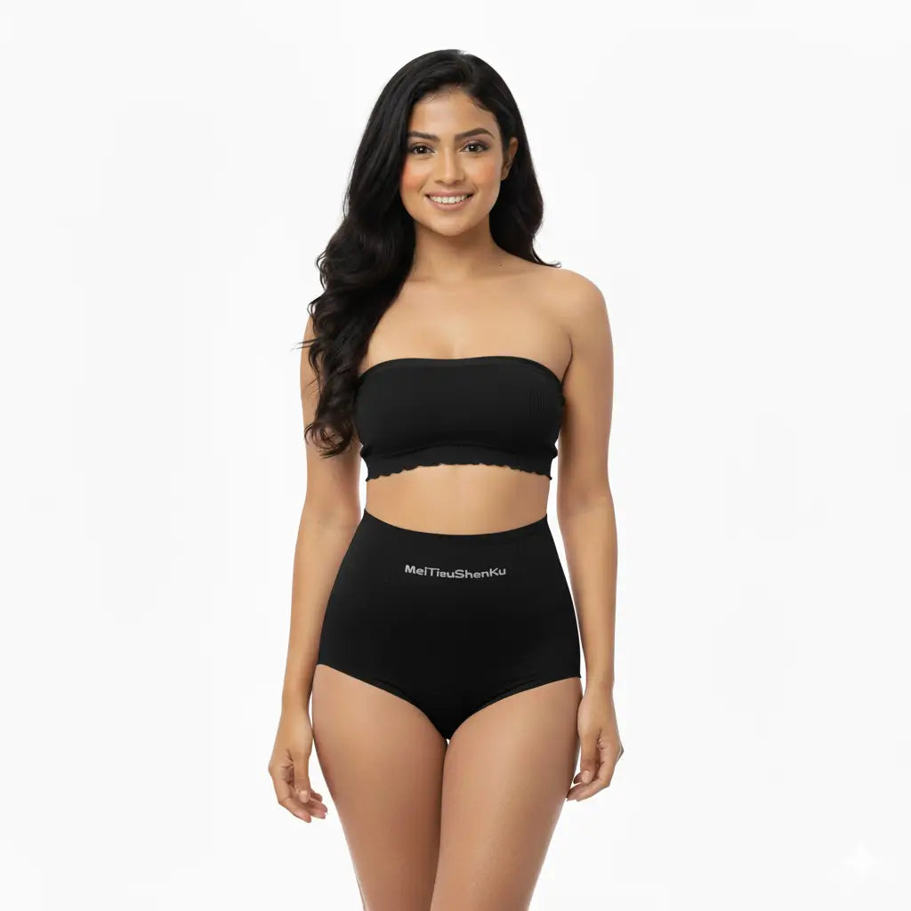 High-Waisted Women Shaping Black Brief in Bangladesh | Comfortable & Slimming