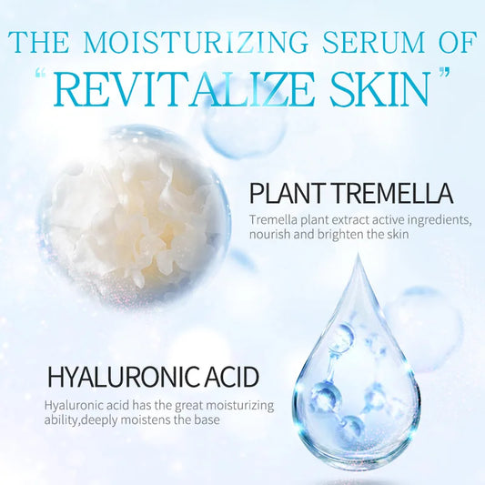 LAIKOU Hyaluronic Acid Serum Moisturizing Smoothing Face Essence Skin Care Shrink Pore Cream For Dry Facial Skin