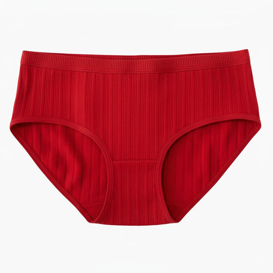 Japanese Style Women’s Briefs – All-Day Comfort & Anti-Bacterial Protection | Red