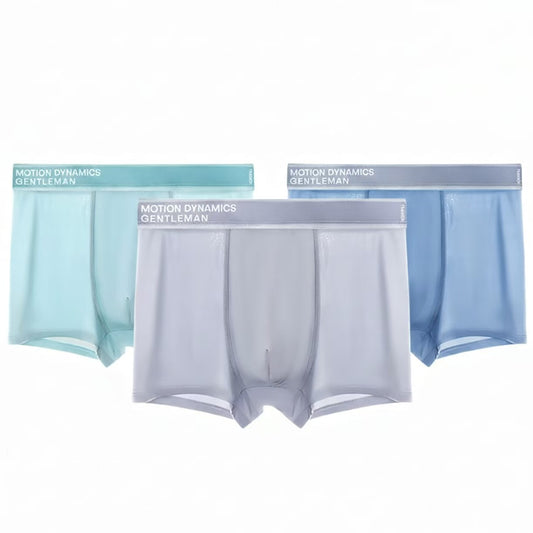 Ice Silk Boxer Blue, Sky Blue & Purple 3-Set Combo – All Seasons | Shopander
