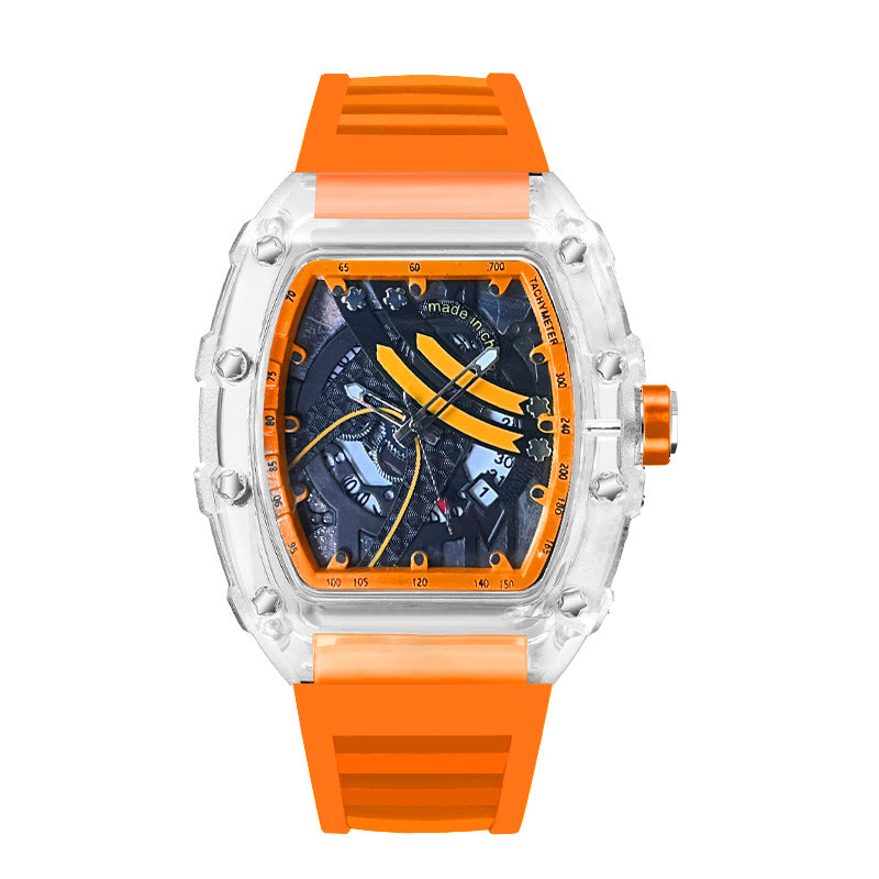 Zido's New Richard Men's Gift Barrel-Shaped Casual Youth High-End Fashion Handsome Trendyy Watch