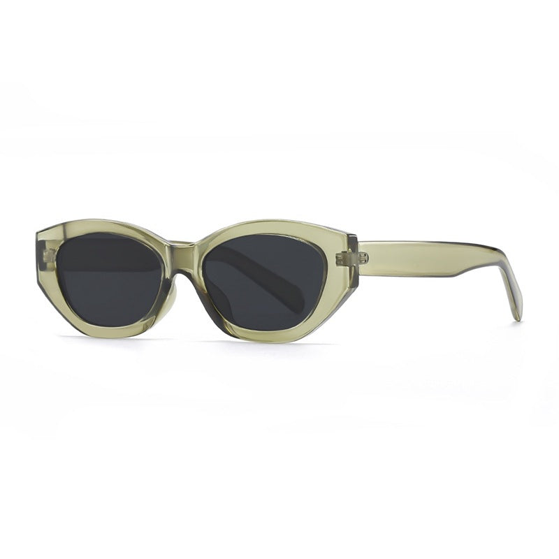 Xin Zhilei Same Style Cat's Eye Sunglasses Women's High-end Retro Polarized Sunglasses UV-proof Proximity Scopes