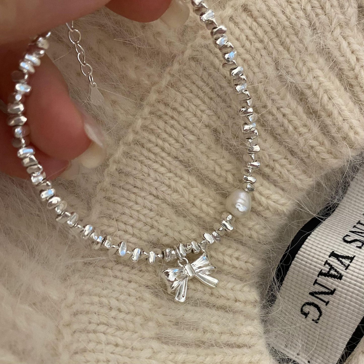 Niche Design Love Square Brand Sterling Silver Bracelet 2025 New Summer Girl Cold Wind Couple Girlfriend Gift