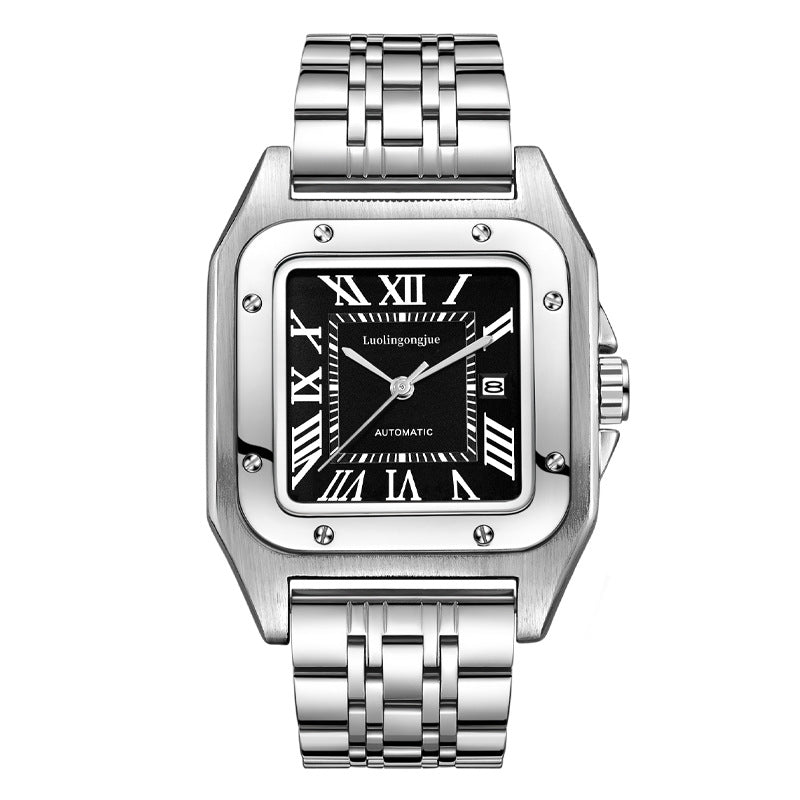 Hollow striped shandushi automatic mechanical wholesale men's watch men's atmospheric large dial waterproof mechanical watch
