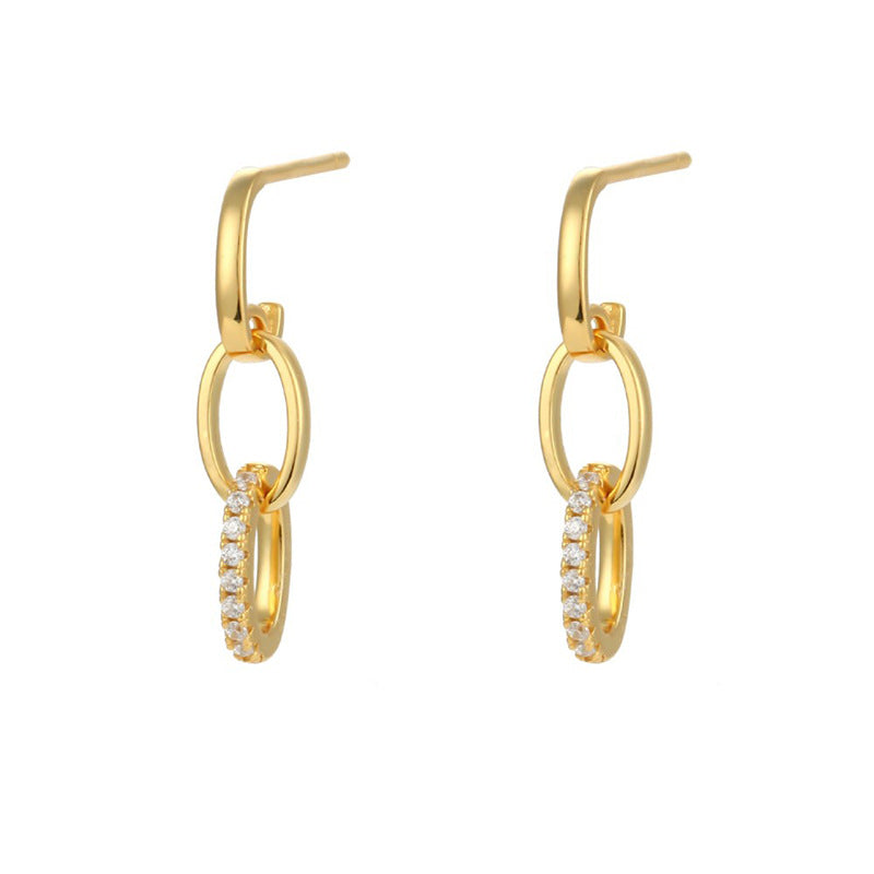 Cross-Border Exclusive Supply of Versatile and High-End Ear Cuffs with an Instagram-Worthy Style, Featuring a Fashionable and Simple U-Shaped Design with Diamond Accents and a Unique Ear Cuff Earring Set