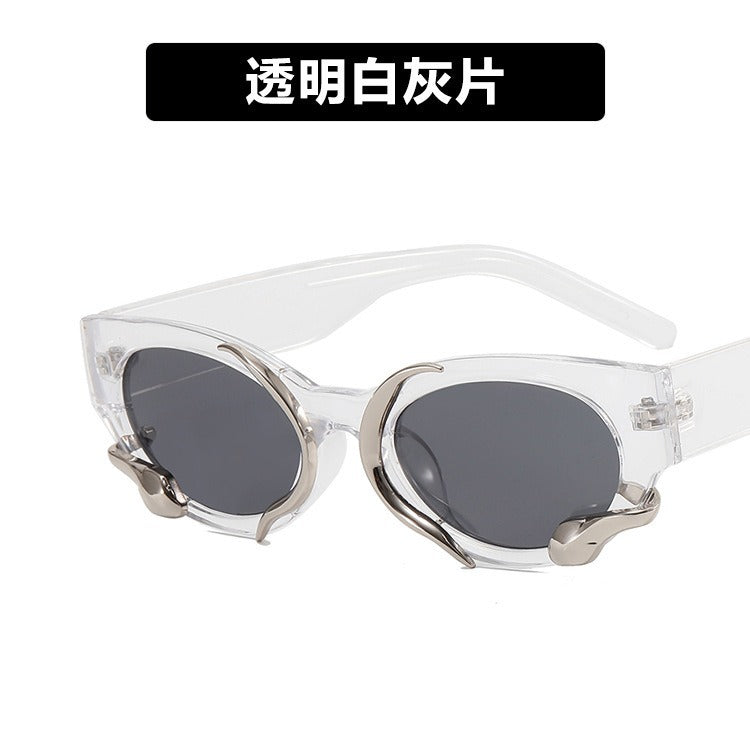 New Korean version of jennie with sunglasses net red with spirit snake sunglasses women cross-border tide sunglasses wholesale