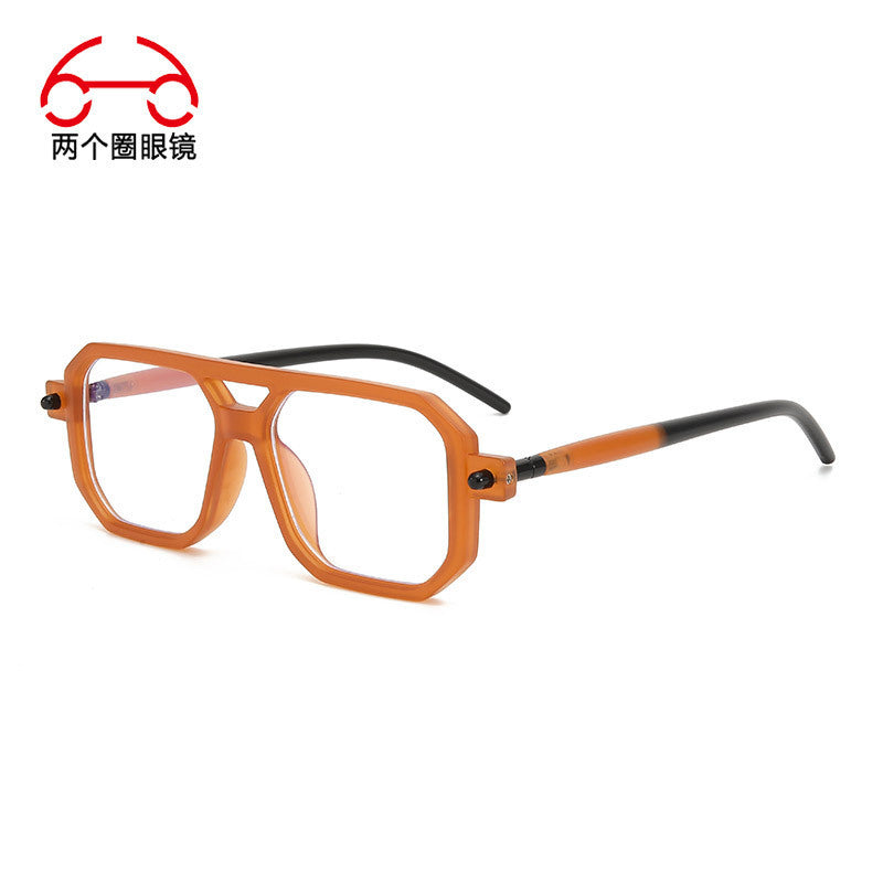 You, me, him, cross-border trend, retro, literary and modern sunglasses, Instagram street flat glasses, fashion sunglasses T2622