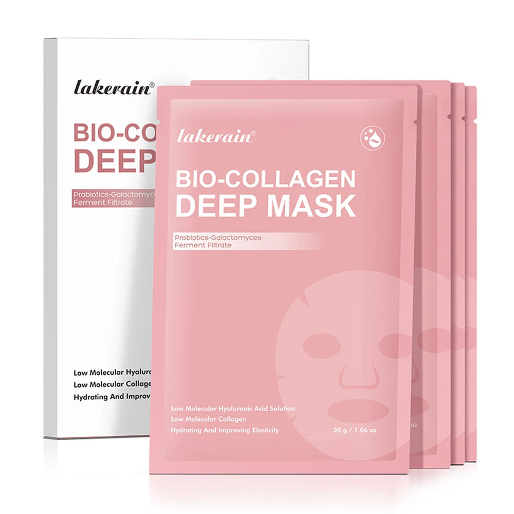Korean Deep Collagen Mask Peel Off Mask Face Anti Wrinkle Lifting Skin Care Masks Bio Pack Night Wrapping Woman Overnight Skin