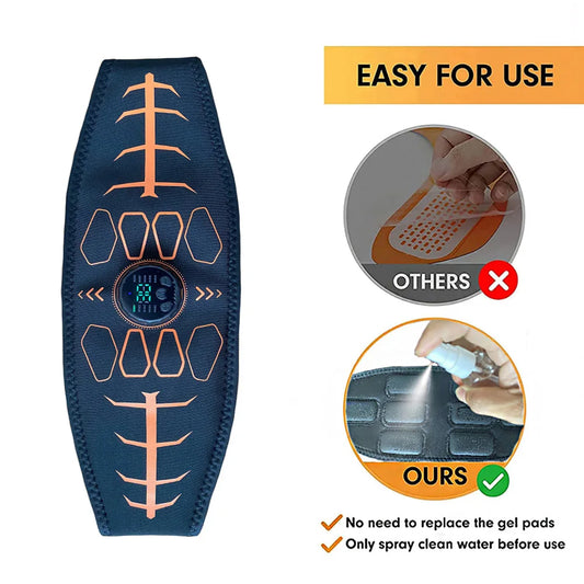 Smart EMS Abdominal Toning Belt | স্মার্ট পেটের পেশি টোনিং বেল্ট