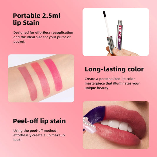 Lakerain Peel-Off Lip Stain | পিল-অফ লিপ স্টেইন