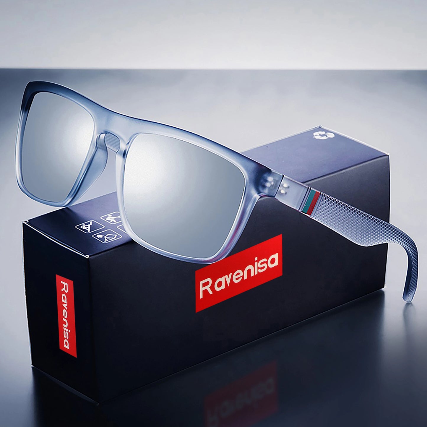 Fashion Square Vintage Polarized Sunglasses Men Women Retro Driving Fishing Sun Glasses UV400 Eyewear