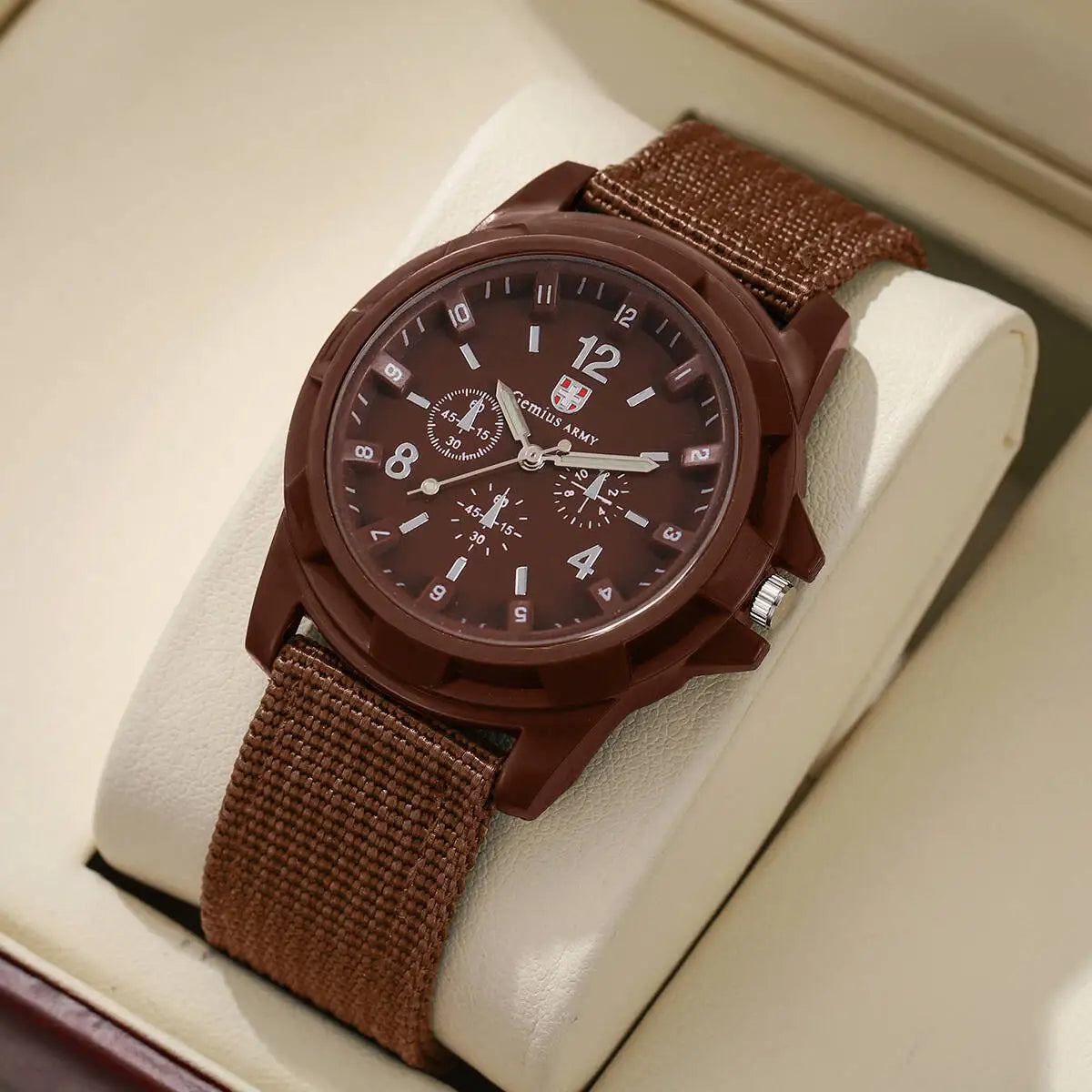 Men Military Watches Casual Nylon Band Mens Sport Quartz Watch Relogio Masculino Reloj Hombre(Without Box)