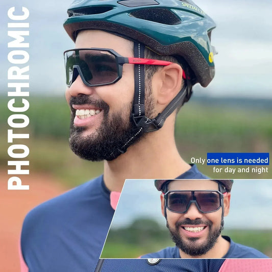 SCVCN Photochromic UV400 Cycling Sunglasses | ফটোক্রোমিক সাইক্লিং সানগ্লাস