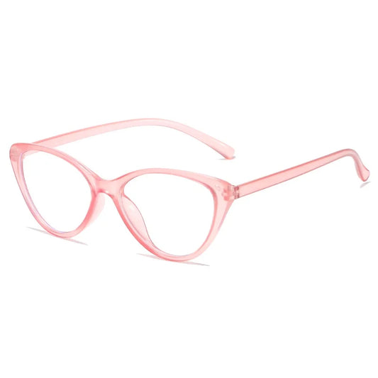 Fashionable Cat Eye Women's Flat Lens Fashion Dressing Glasses Suitable for Daily Clothing and Street Photography