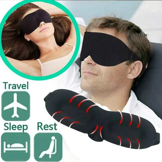 3D Soft Sleep Eye Mask For Men And Women Unisex Light Blocking Comfort Cover
