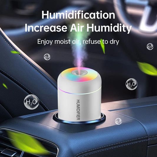 Compact USB Aroma Diffuser With Cool Mist And Soft Light For Bedroom Decor