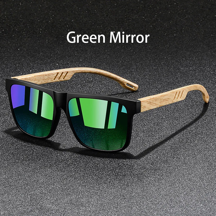 Fashion Vintage Square Square Frame Sunglasses Men Women Fishing Driving Man Luxury Brand Designer Sun Glasses Eyewear