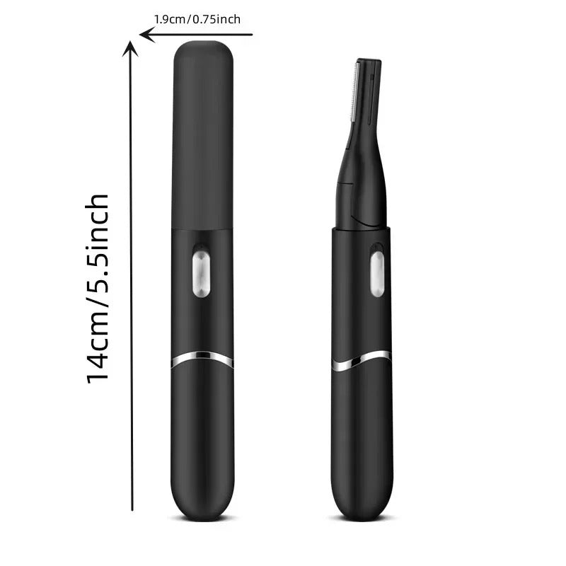 Electric Eyebrow Trimmer for Women | USB Rechargeable Mini Facial Hair Remover & Portable Shaver in Bangladesh