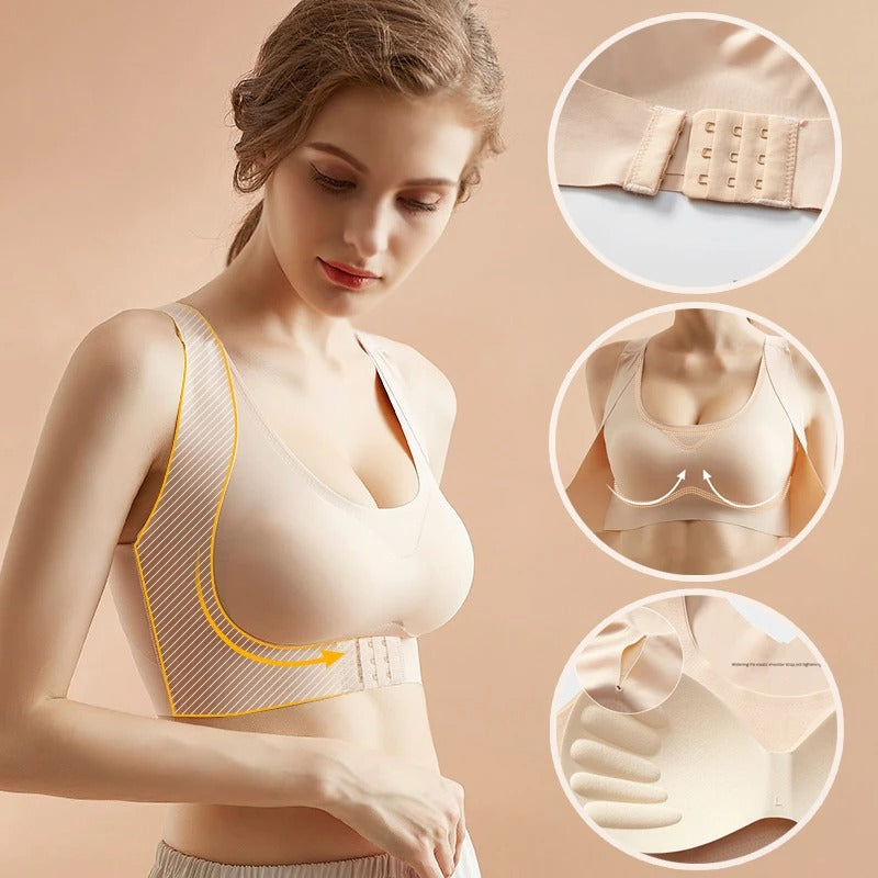Push-Up Posture Corrector Sports Bra for Women