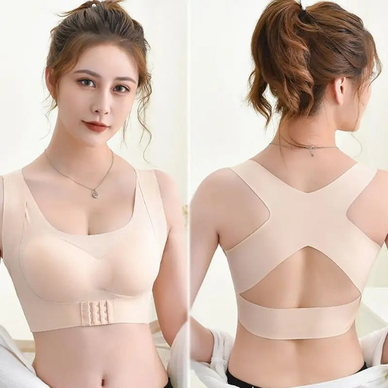 Push-Up Posture Corrector Sports Bra for Women