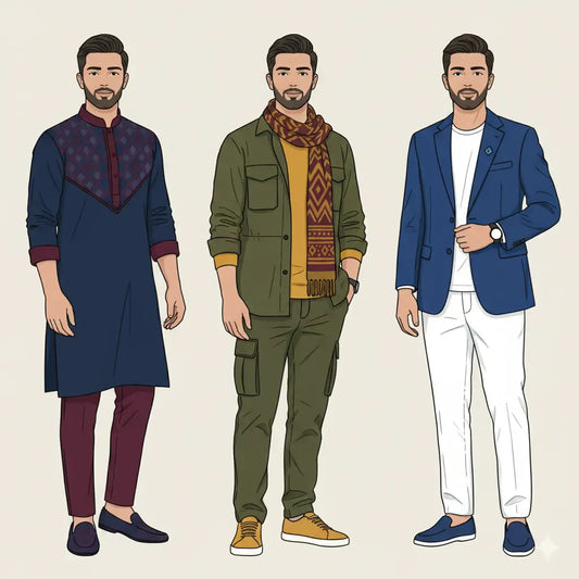 বাংলাদেশি পুরুষদের জন্য সঠিক পোশাকের রঙ – ত্বকের রঙ, উচ্চতা ও শারীরিক গঠনের উপর ভিত্তি করে