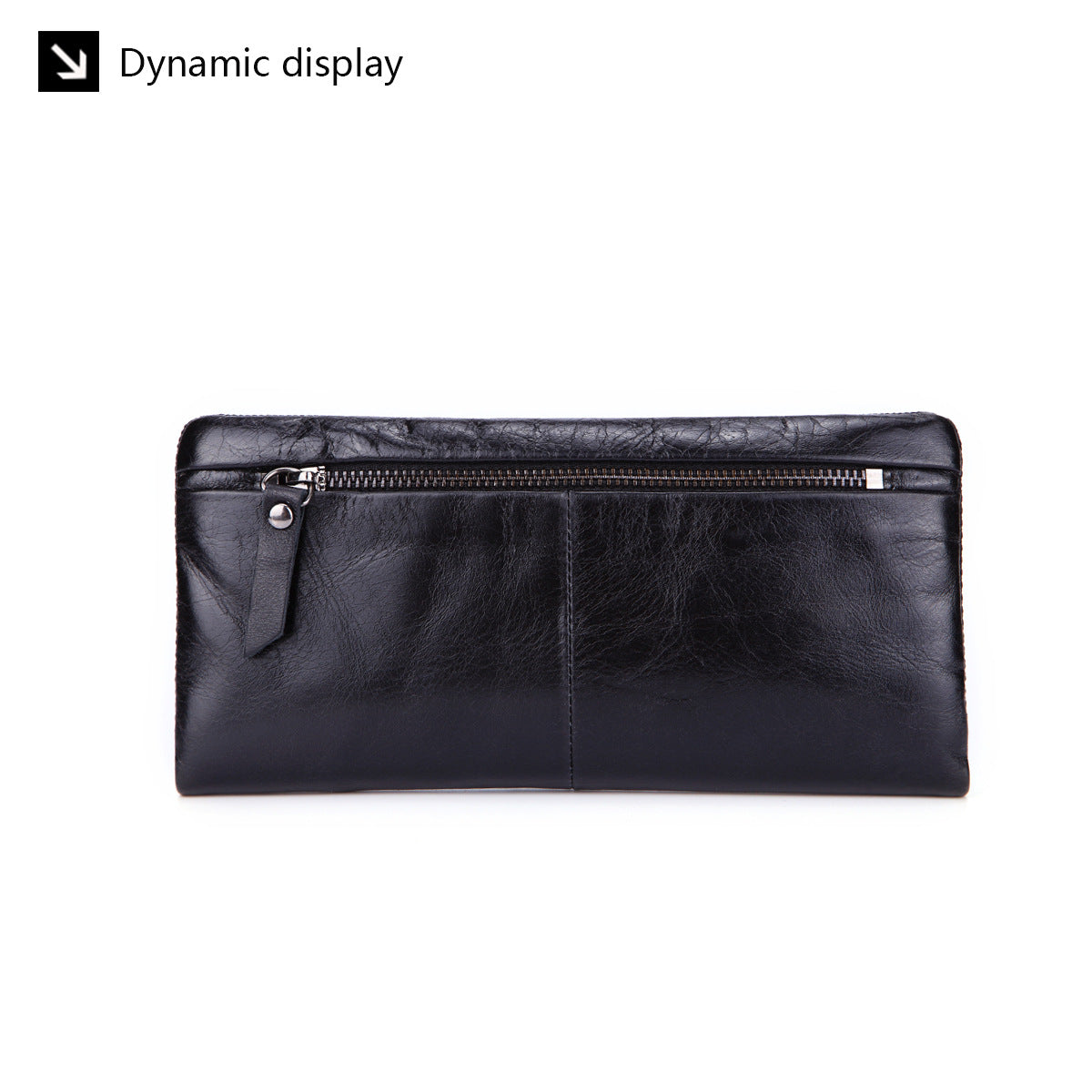 Hot-Selling Genuine Leather Men's Wallet, Business Casual Long Clutch Bag with Multiple Card Slots, Vintage Style Cowhide Men's Bag