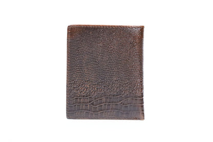Matt Men's Leather Wallet Short Horizontal and Vertical Oil Wax Top Layer Cowhide Crocodile Head Wallet Vintage Wholesale