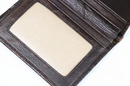 Matt Men's Leather Wallet Short Horizontal and Vertical Oil Wax Top Layer Cowhide Crocodile Head Wallet Vintage Wholesale