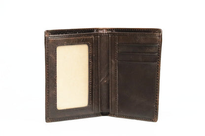 Matt Men's Leather Wallet Short Horizontal and Vertical Oil Wax Top Layer Cowhide Crocodile Head Wallet Vintage Wholesale