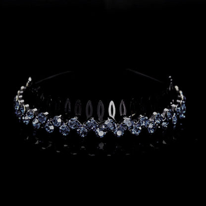 Wholesale Internet celebrity toothed non-slip headband hair band women's hairpin hair clip headdress women's all-match rhinestone hair pressing hair ring