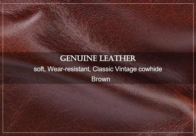 Cross-border Hot Selling Men's Cowhide Fashion Business Casual Multi-card Short Leather Wallet Zipper Card Bag Coin Purse
