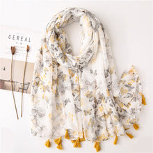 2022 spring and summer scarf women's cross-border foreign trade vintage red cotton linen feel scarf bohemian style long scarf