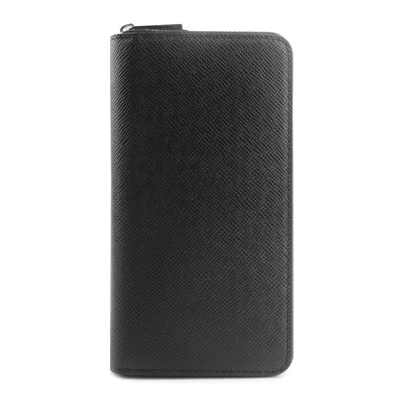 Cross-border Cloth Saffiano Long Men's Wallet Fashionable Zipper 60017 Japanese Wallet for Women