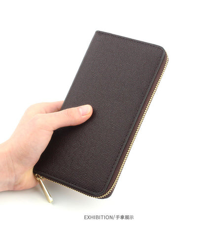 Cross-border Cloth Saffiano Long Men's Wallet Fashionable Zipper 60017 Japanese Wallet for Women