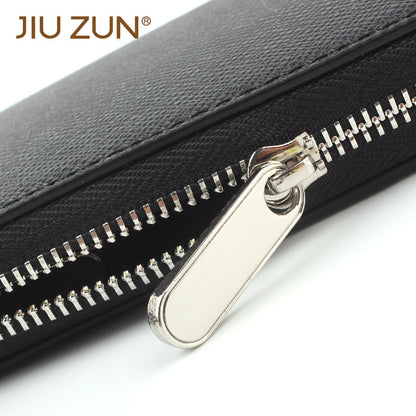 Cross-border Cloth Saffiano Long Men's Wallet Fashionable Zipper 60017 Japanese Wallet for Women