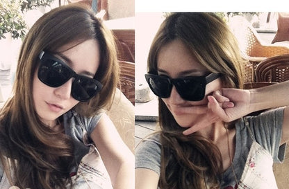 8235 Little Pepper Sunglasses Fashion Retro Square Frame Sunglasses European and American Trendy Sunglasses