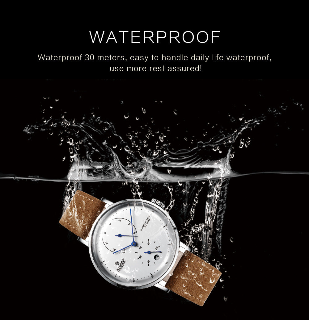 Sainas SENORS Amazon Hot Curved Glass Business Fashion Men's Watch Automatic Mechanical Watch SN082