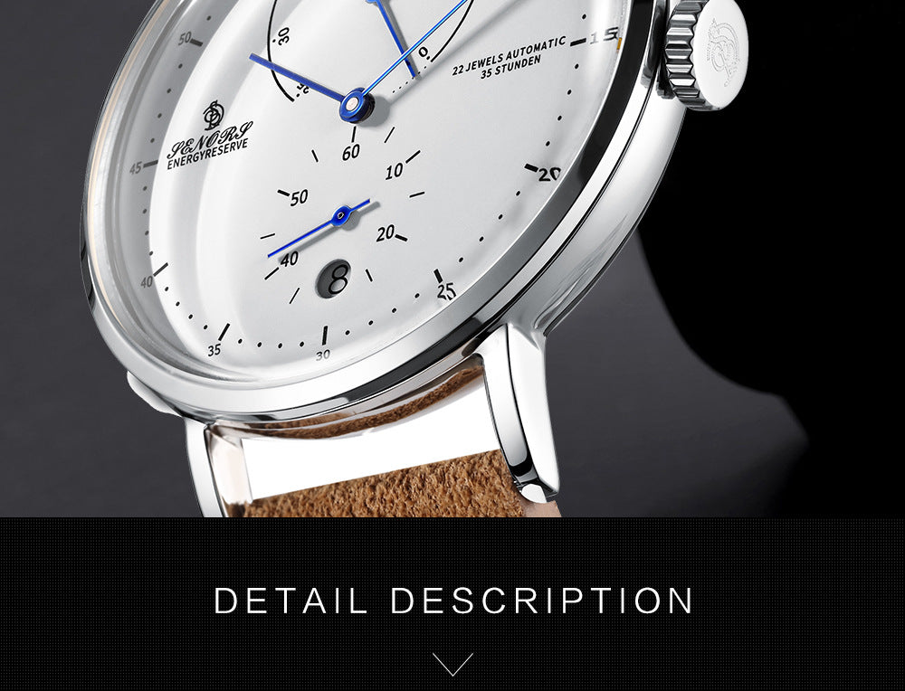 Sainas SENORS Amazon Hot Curved Glass Business Fashion Men's Watch Automatic Mechanical Watch SN082