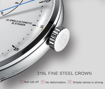 Sainas SENORS Amazon Hot Curved Glass Business Fashion Men's Watch Automatic Mechanical Watch SN082