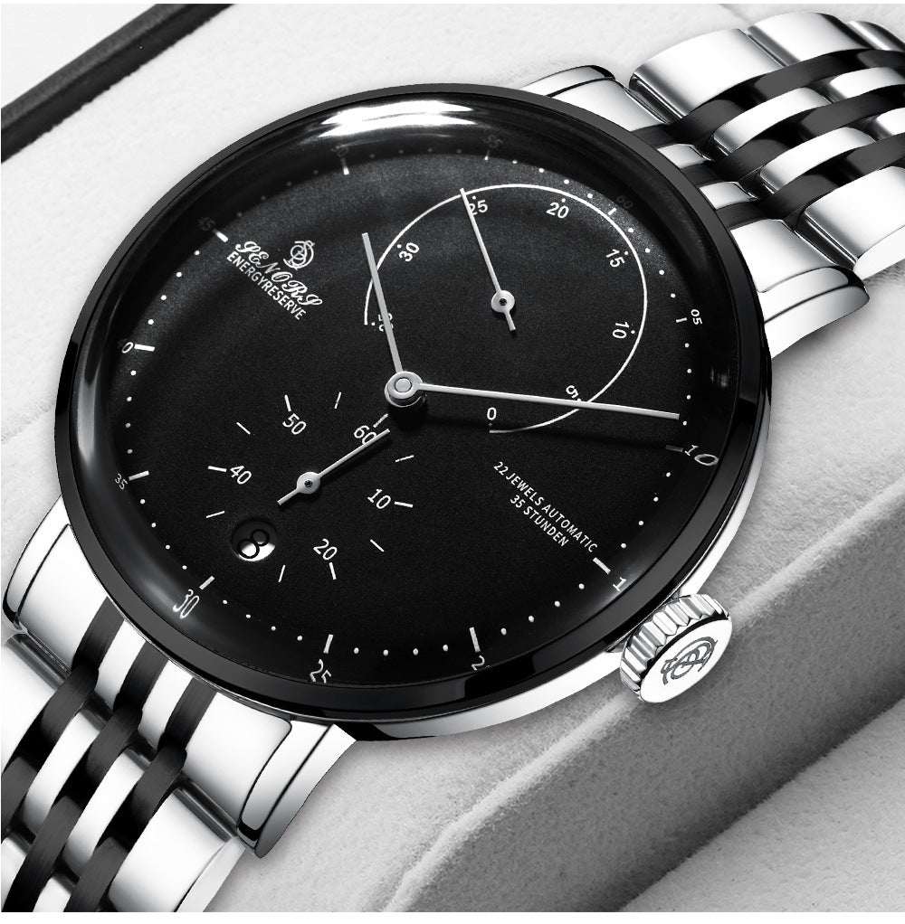 Sainas SENORS Amazon Hot Curved Glass Business Fashion Men's Watch Automatic Mechanical Watch SN082