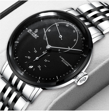 Sainas SENORS Amazon Hot Curved Glass Business Fashion Men's Watch Automatic Mechanical Watch SN082