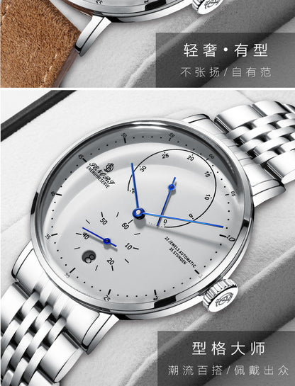 Sainas SENORS Amazon Hot Curved Glass Business Fashion Men's Watch Automatic Mechanical Watch SN082