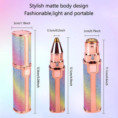 2-in-1 USB Rechargeable Facial Hair Trimmer | ২-ইন-১ USB রিচার্জেবল ফেসিয়াল হেয়ার ট্রিমার