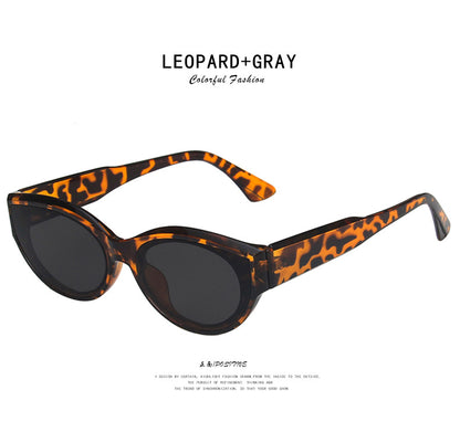 Cross-Border European and American Personalized Sunglasses 2020 New Retro Hip-Hop Oval Sunglasses Street Style Fashion Sunglasses